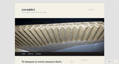 Desktop Screenshot of corraddict.com